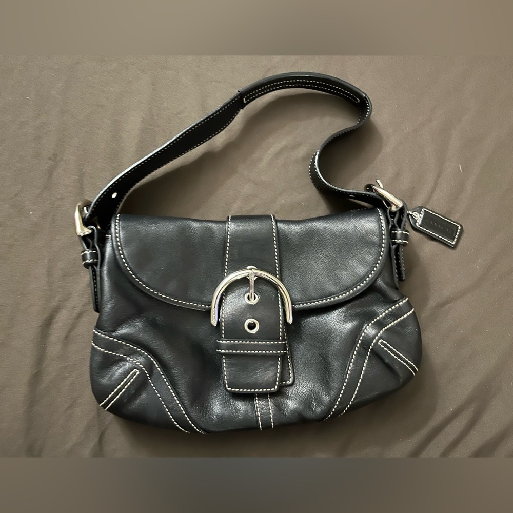 Small Vintage Black Coach Purse
